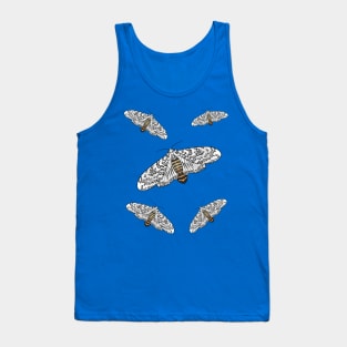 Giant leopard moth cartoon illustration Tank Top